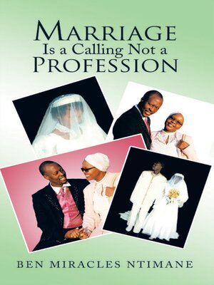 cover image of Marriage is a Calling Not a Profession